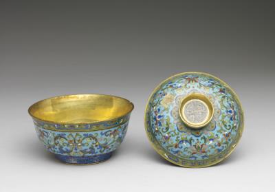 图片[2]-Copper lidded bowl in cloisonne enamels, Qing dynasty (1644-1911)-China Archive